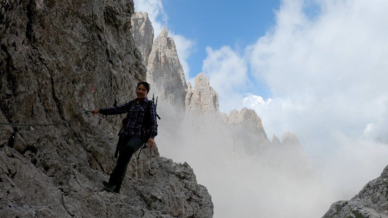 Ferrata Gusella - Cima Val di Roda - Ferrata della Vecchia