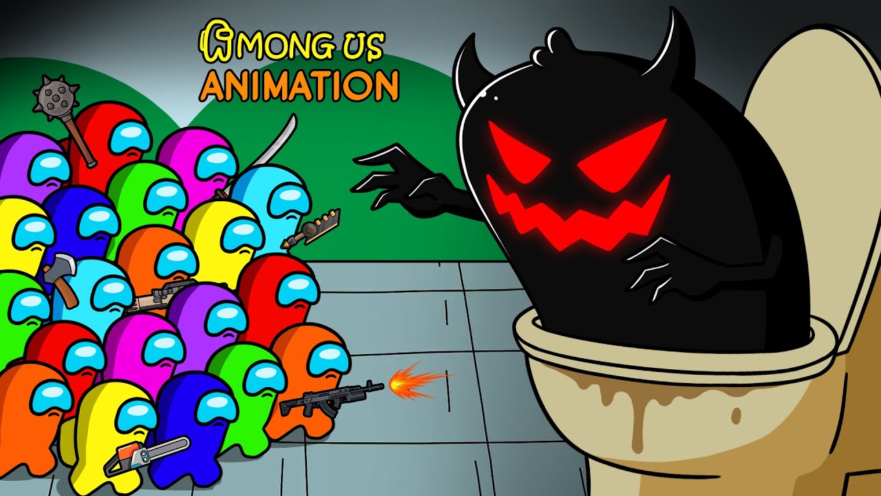 어몽어스 | Top AMONG US vs. ALL BOSSES MONSTER Stories | Among Us Animation
