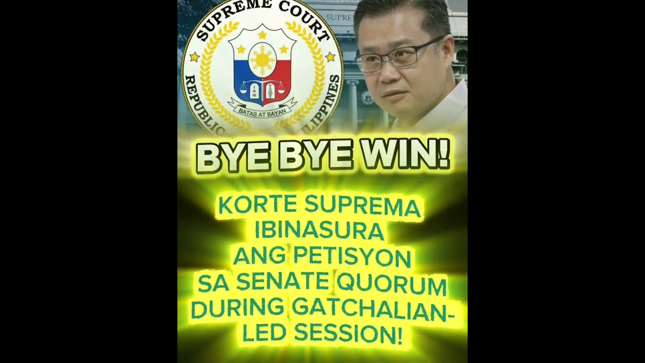OUCH!YAY!BYE BYE WIN GATCHALIAN PEKENG SENATE PRESIDENT YES! WOW!#comedy#jokes#funny#foryou#shorts