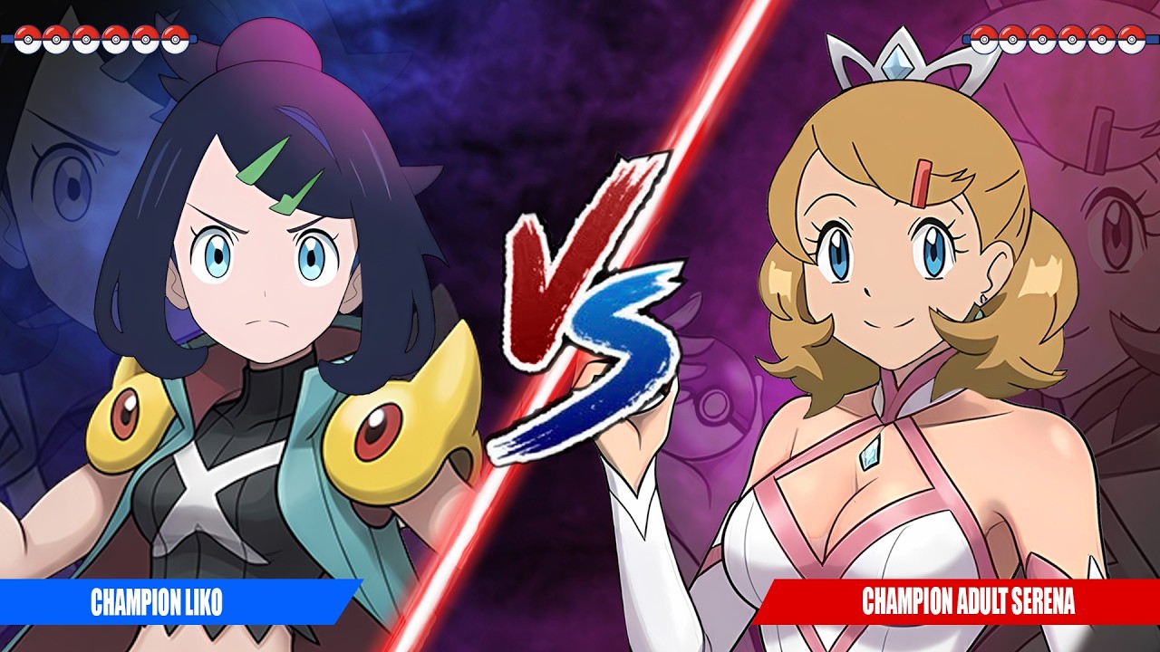 Pok&eacute;mon Battle Multiverse: Champion Liko Vs Champion Serena