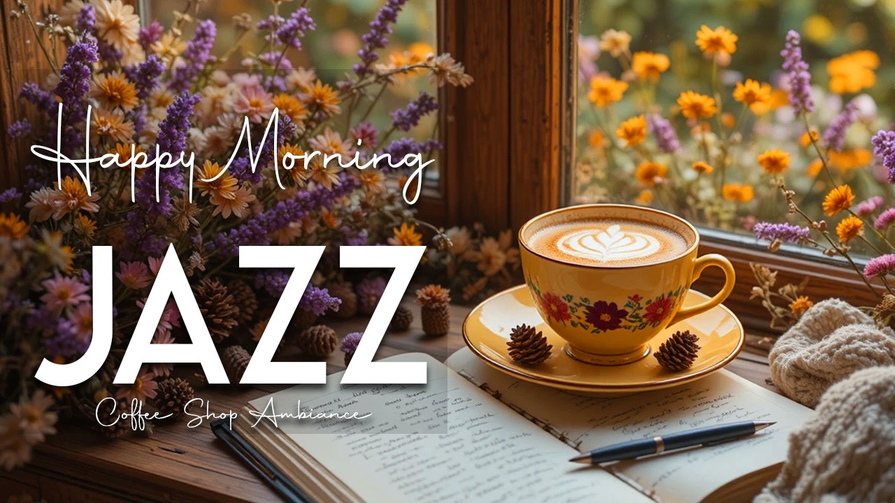 Happy Morning Jazz ☕ Smooth Bossa Nova Relaxing Cafe Music for Studying, Working & Positive Vibes