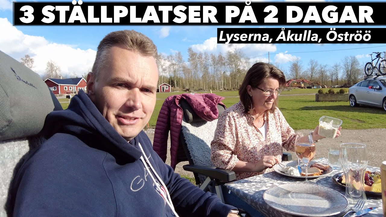 Lyserna Ställplats, Åkulla Bokskogar och Öströö fårfarm med husbil | varahusbilsresor.se