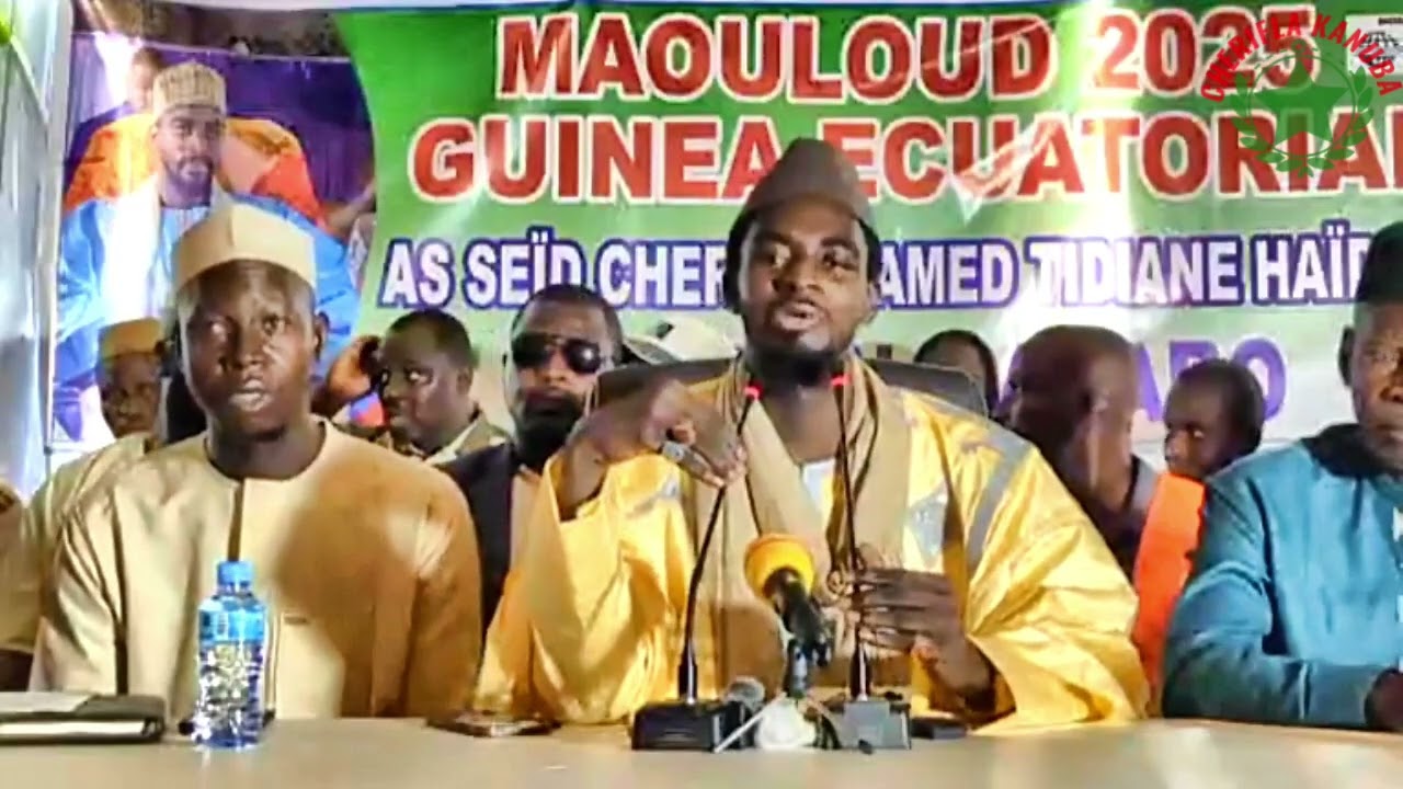 CHERIF AHMED TIDIANE HAIDARA PRÊCHE À MALABO 2026