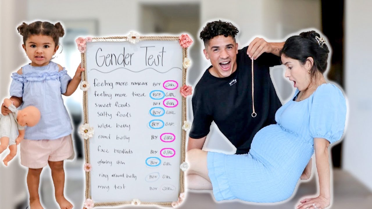 TRYING GENDER PREDICTION TESTS!!! (Boy or Girl?)