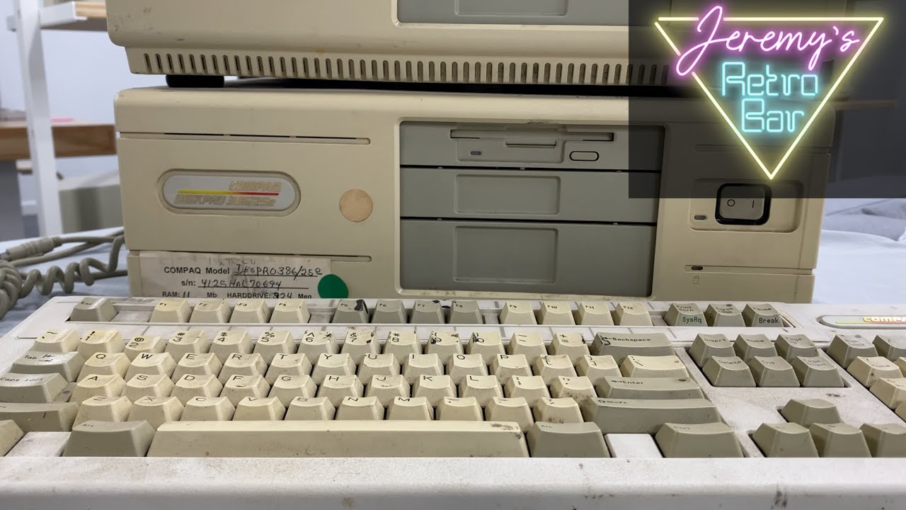 Restoring a Compaq Deskpro 386 25e - Part 1 | Jeremy's Retro Bar