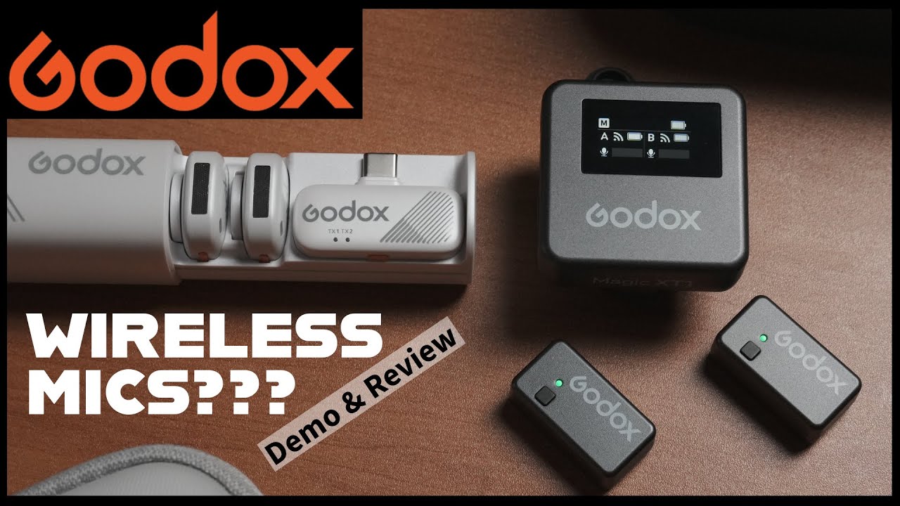 Godox Has Wireless Microphones?! Godox Magic XT1 and Godox Cube SC Wireless Microphone Review / Demo