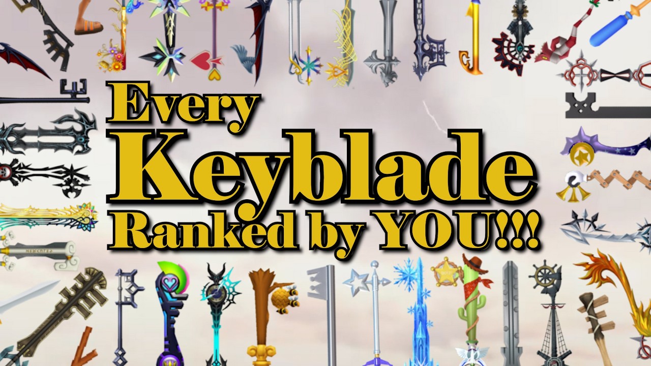 Every Keyblade Ranked by Your Votes!