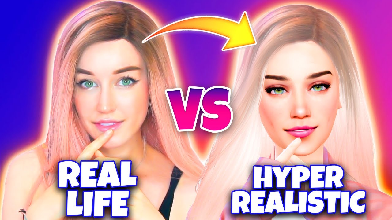 Someone made a HYPER REALISTIC Sim me and I'm amazed/horrified... ✨