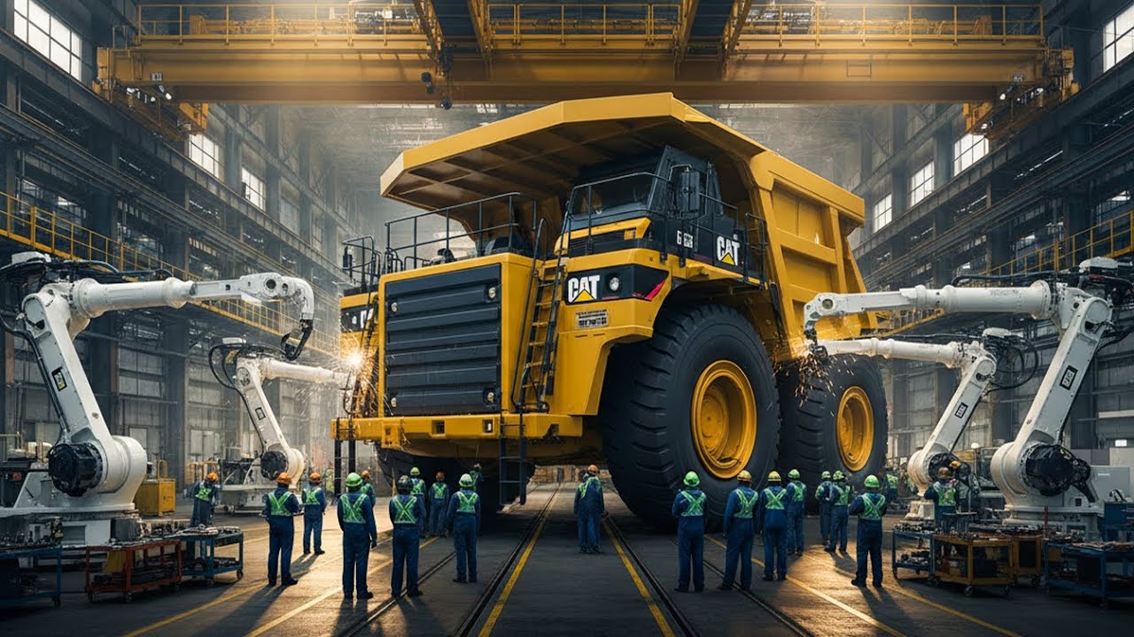 Inside the Caterpillar 797F dump truck Factory: How a Monster Is made (Full Process)