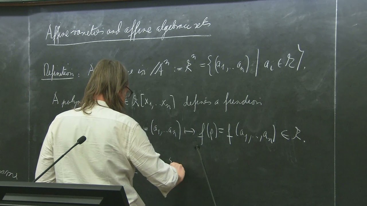 Algebraic Geometry (MTH-AG) Lecture 1