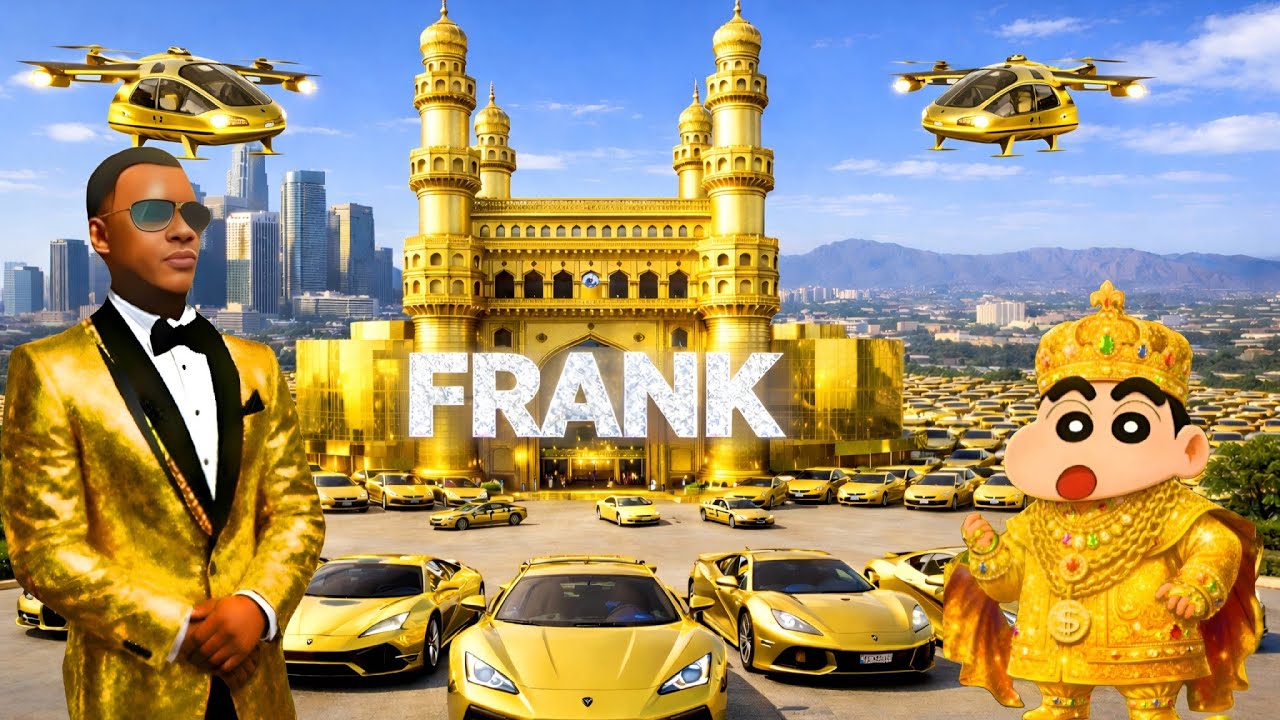 Franklin Or Shinchan Touch Anything Become Diamond Gold in GTA 5