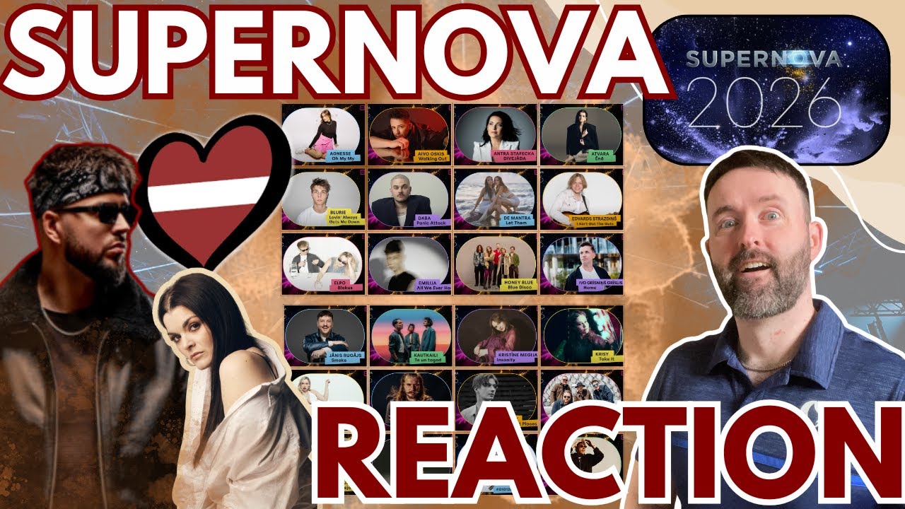 🇱🇻 Supernova 2026 ALL 24 Songs REACTION & ANALYSIS | Latvia 🇱🇻 | Eurovision 2026