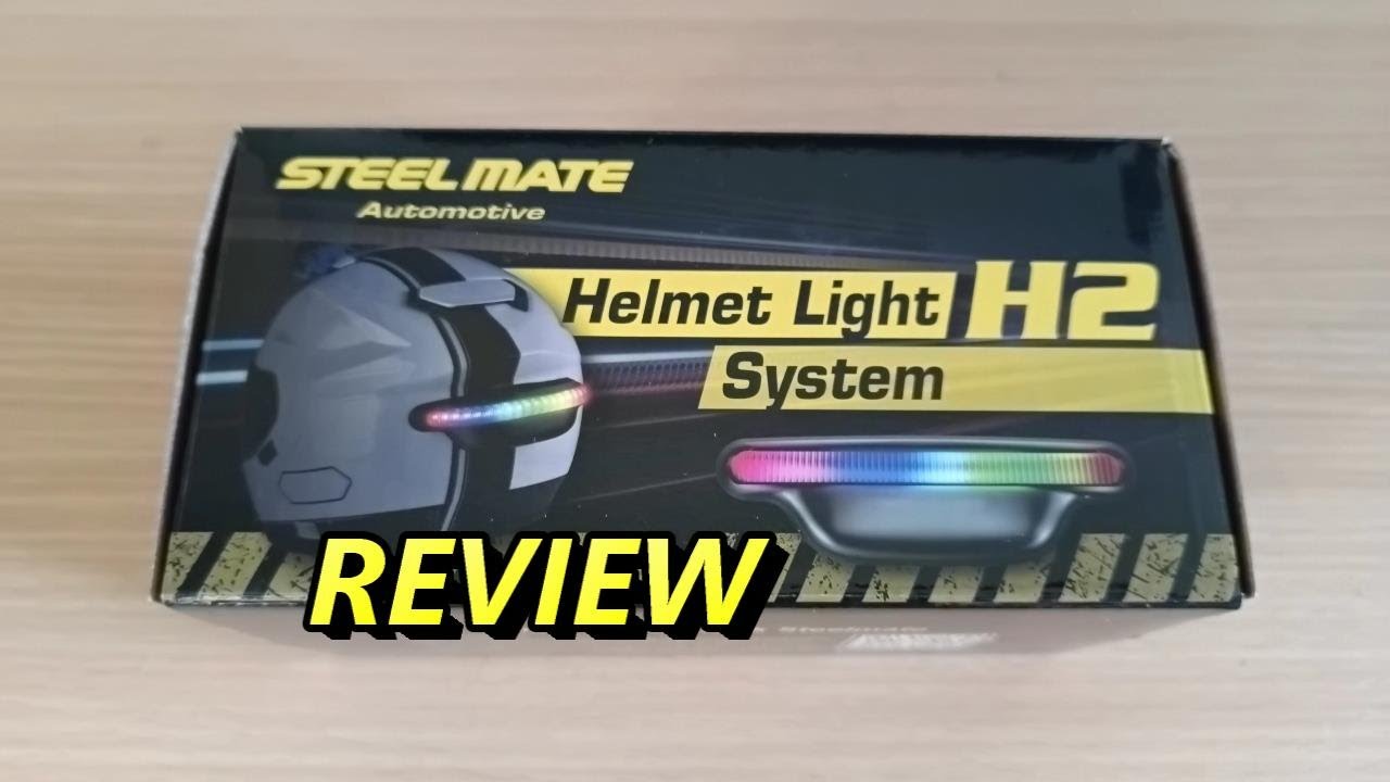 ★ STEELMATE H2 HELMET LIGHT REVIEW ★