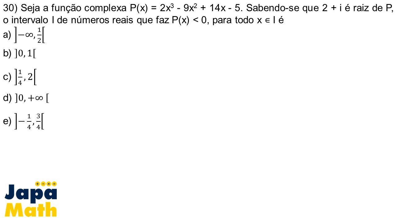 Prova Resolvida EsPCEx (2011 - 2012) - Equações Polinomiais