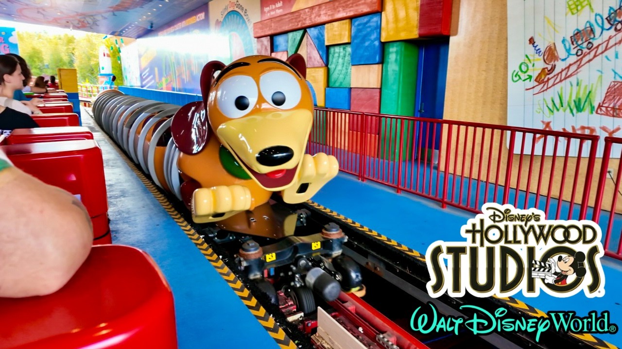 Slinky Dog Dash 4K Ride POV | Disney’s Hollywood Studios Roller Coaster