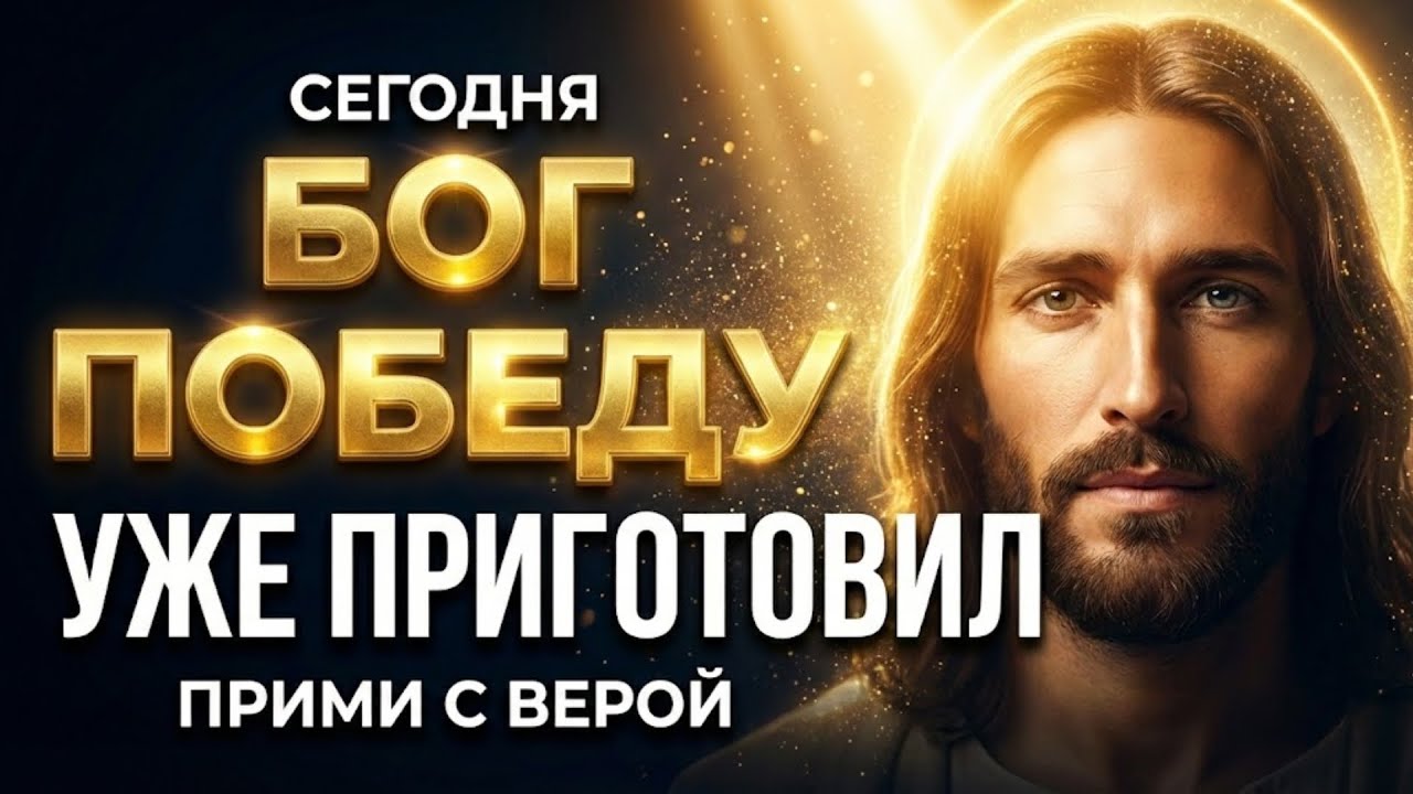 БОГ УЖЕ ПРИГОТОВИЛ ТЕБЕ ПОБЕДУ СЕГОДНЯ — Прими Её С Верой