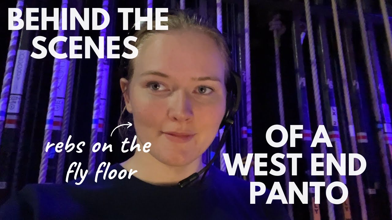 Behind the Scenes of a West End Panto  - on the fly floor