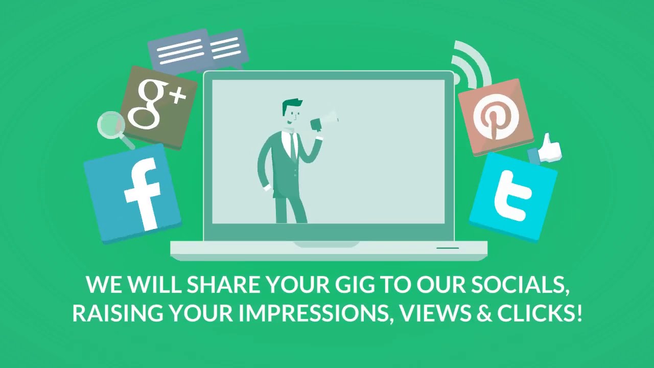 Promote And Share Your Fiverr Gig At First Page Of My Related Portal Website