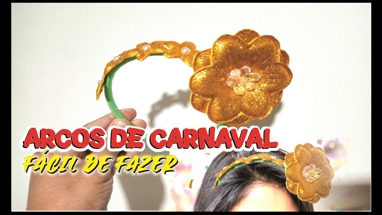 ARCO DE CARNAVAL -  fácil de Fazer