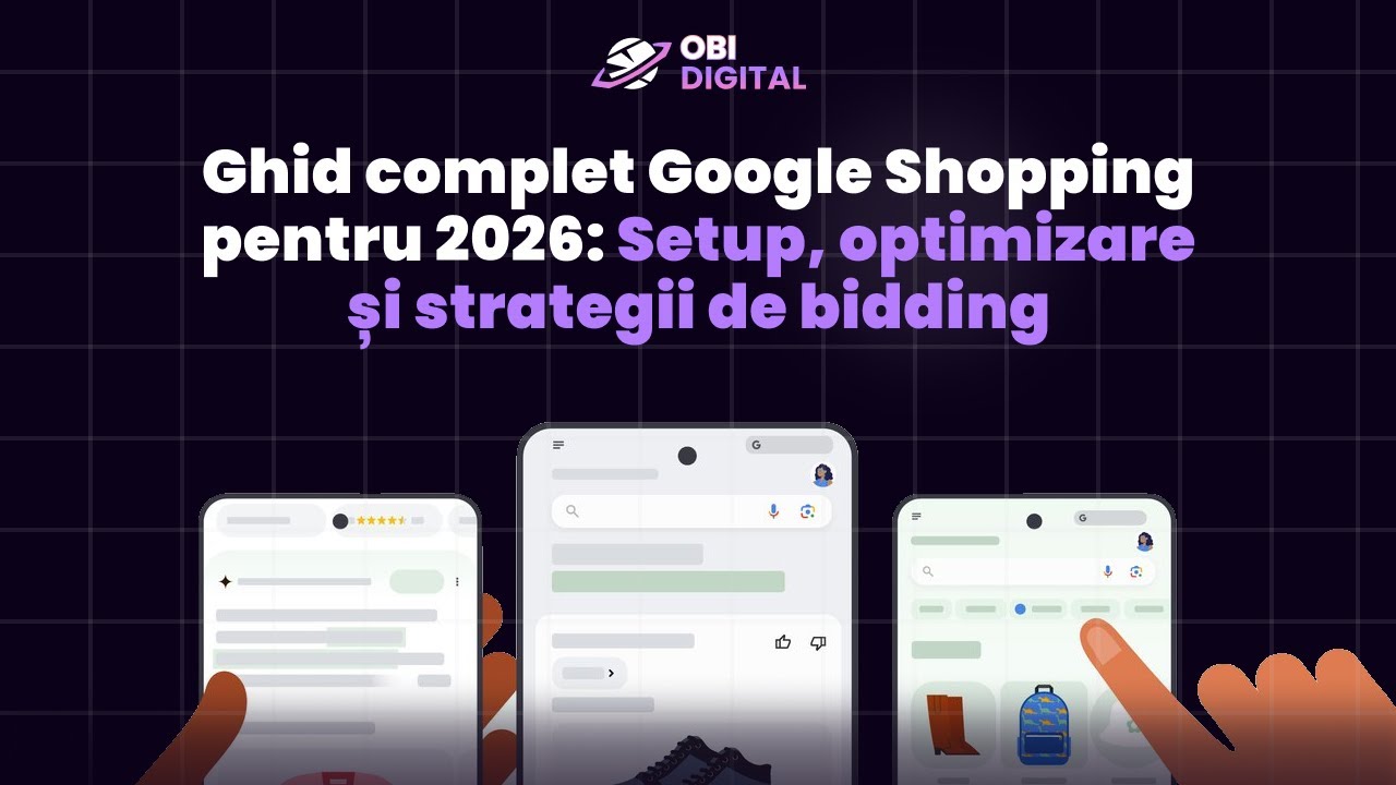 Ghid complet Google Shopping pentru 2026: Setup, optimizare și strategii de bidding