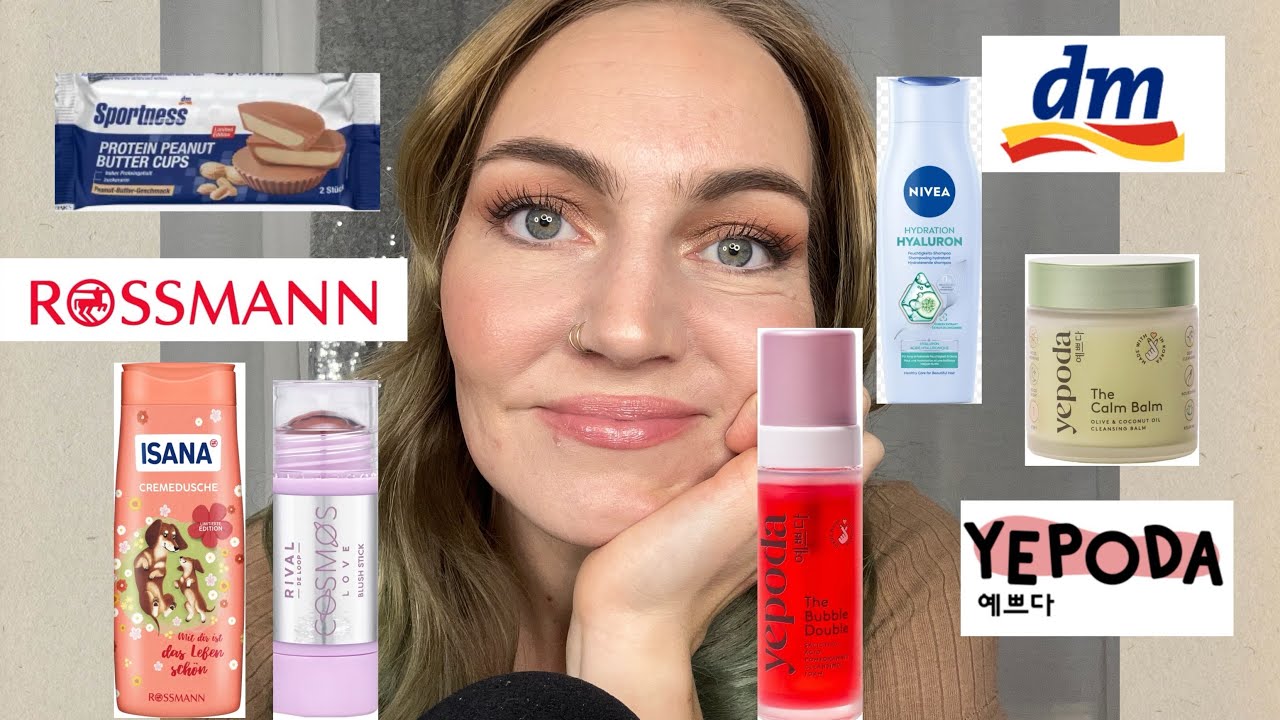 ASMR Shopping Haul bei DM, Rossmann u. Yepoda 🤍 (Werbung unbezahlt)