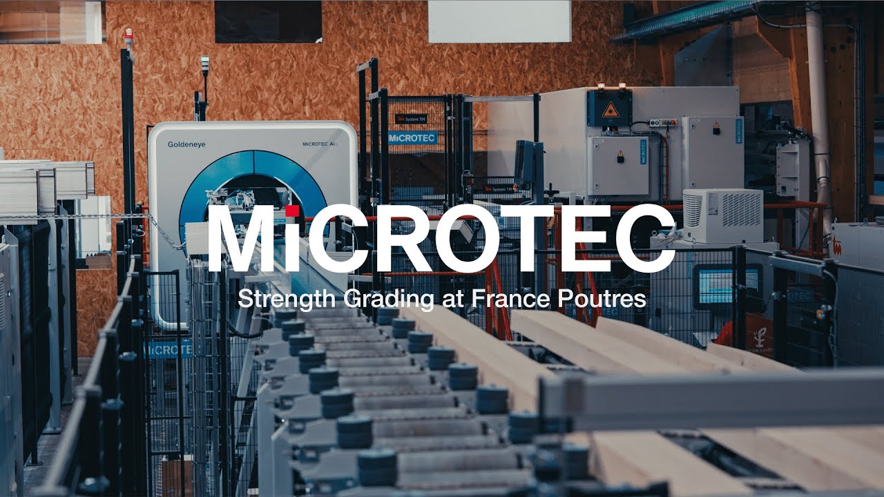 MiCROTEC - Strength Grading at France Poutres