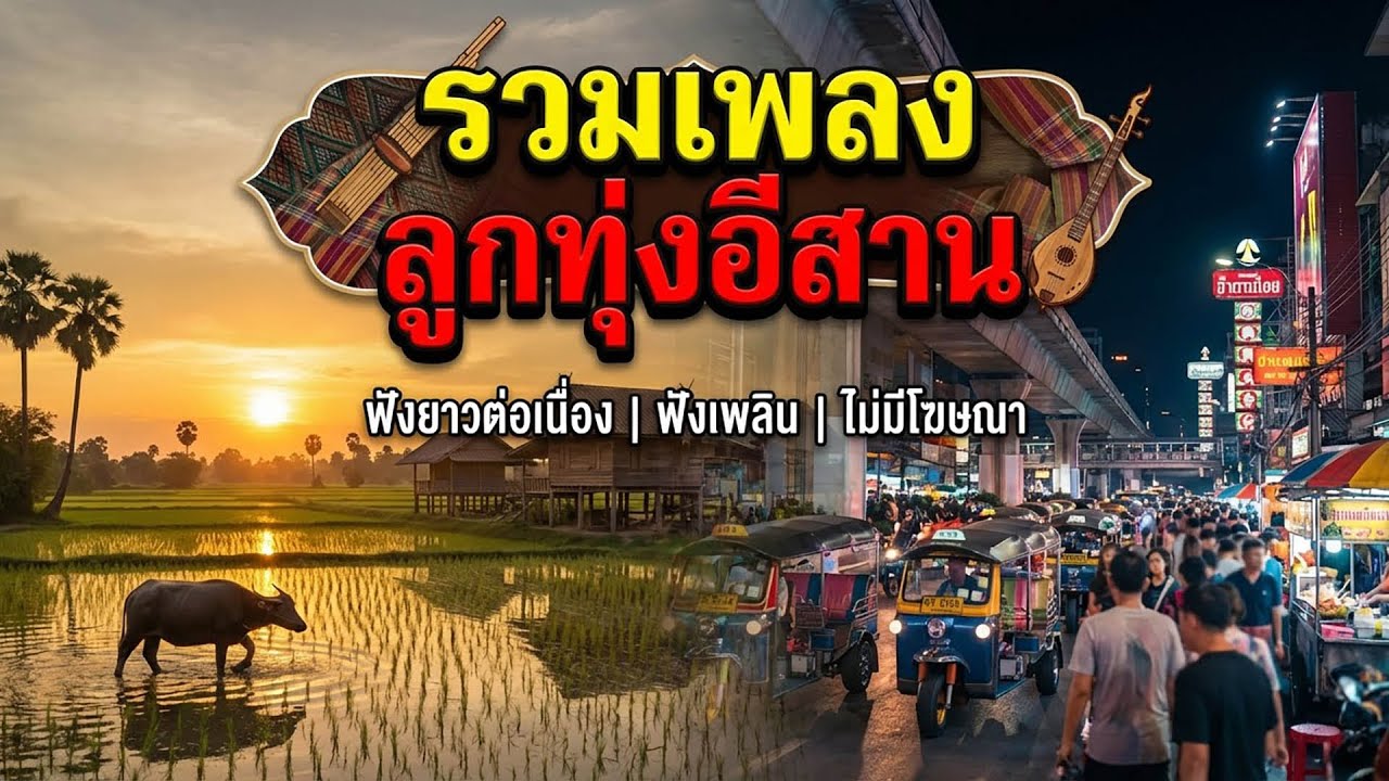 รวมเพลงลูกทุ่งอีสานเพราะๆ ใหม่ล่าสุดกำลังมาแรง【LONGPLAY】ไม่มีโฆษณาคั่นบ่อย ชุดที่ 1