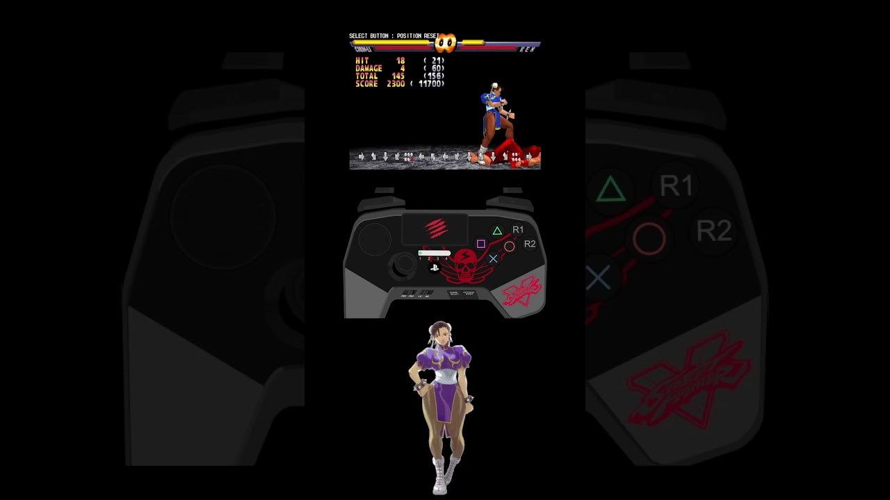 🔥 Chun-Li Effective Combos (PS1 EX2 Plus) #flyhawk86 #fightinggames