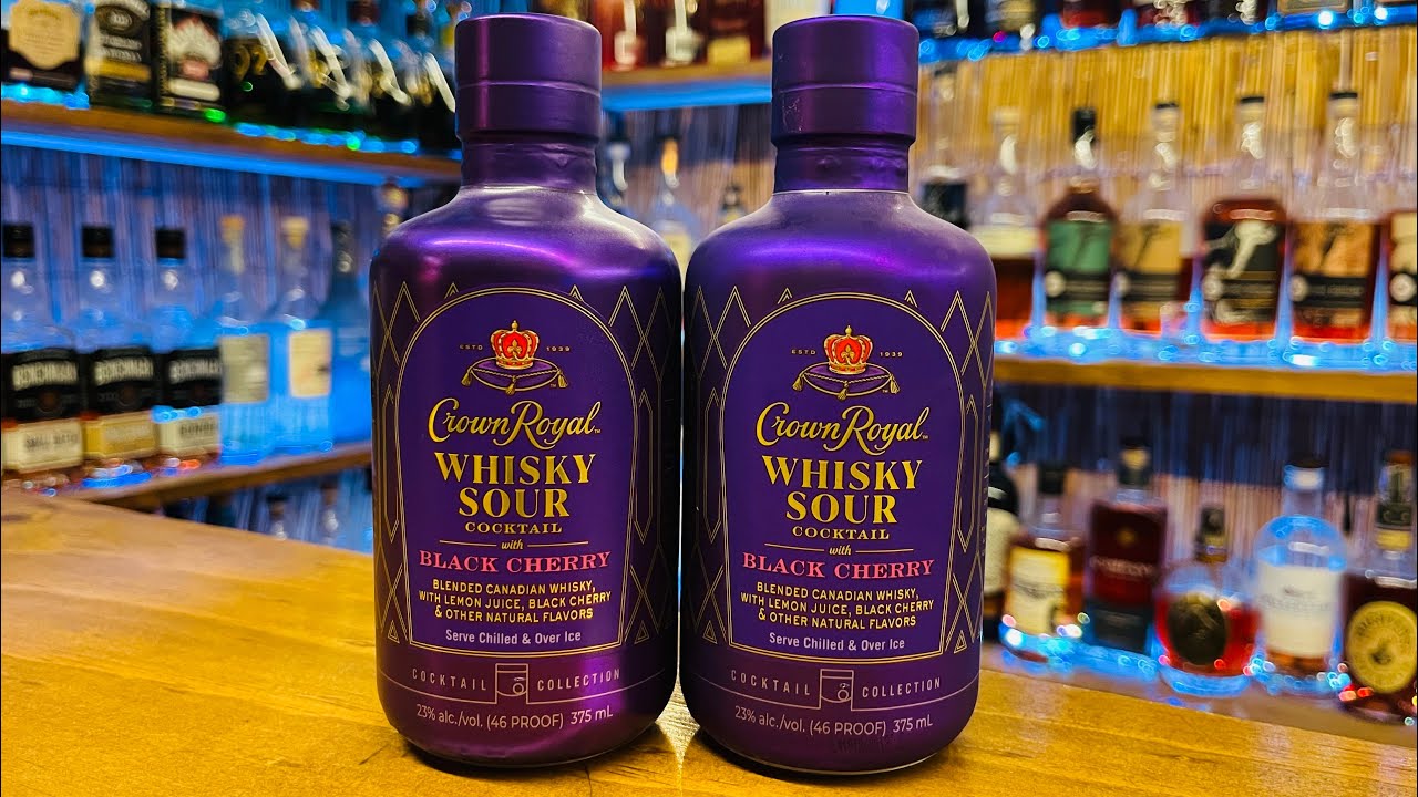 Обзор виски Crown Royal Sour Black Cherry. Crown Royal Black Cherry.