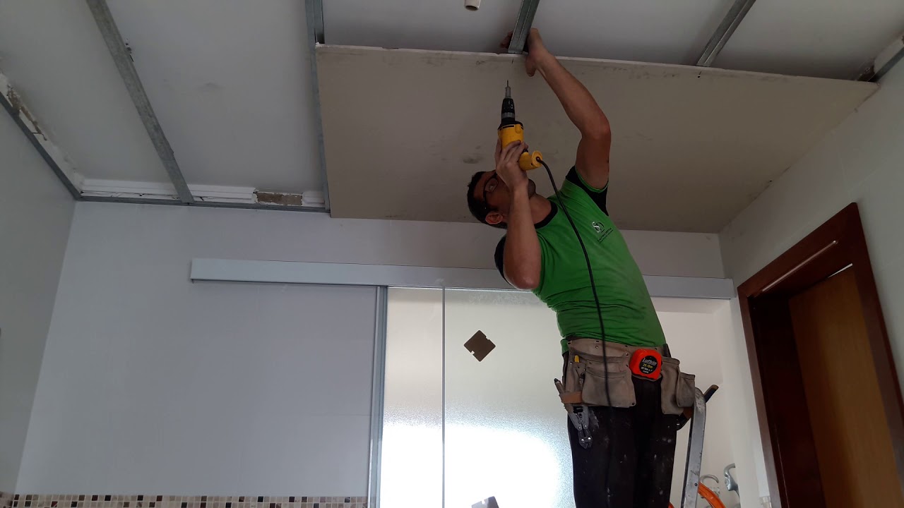 Chapeando forro de Drywall Parte 1