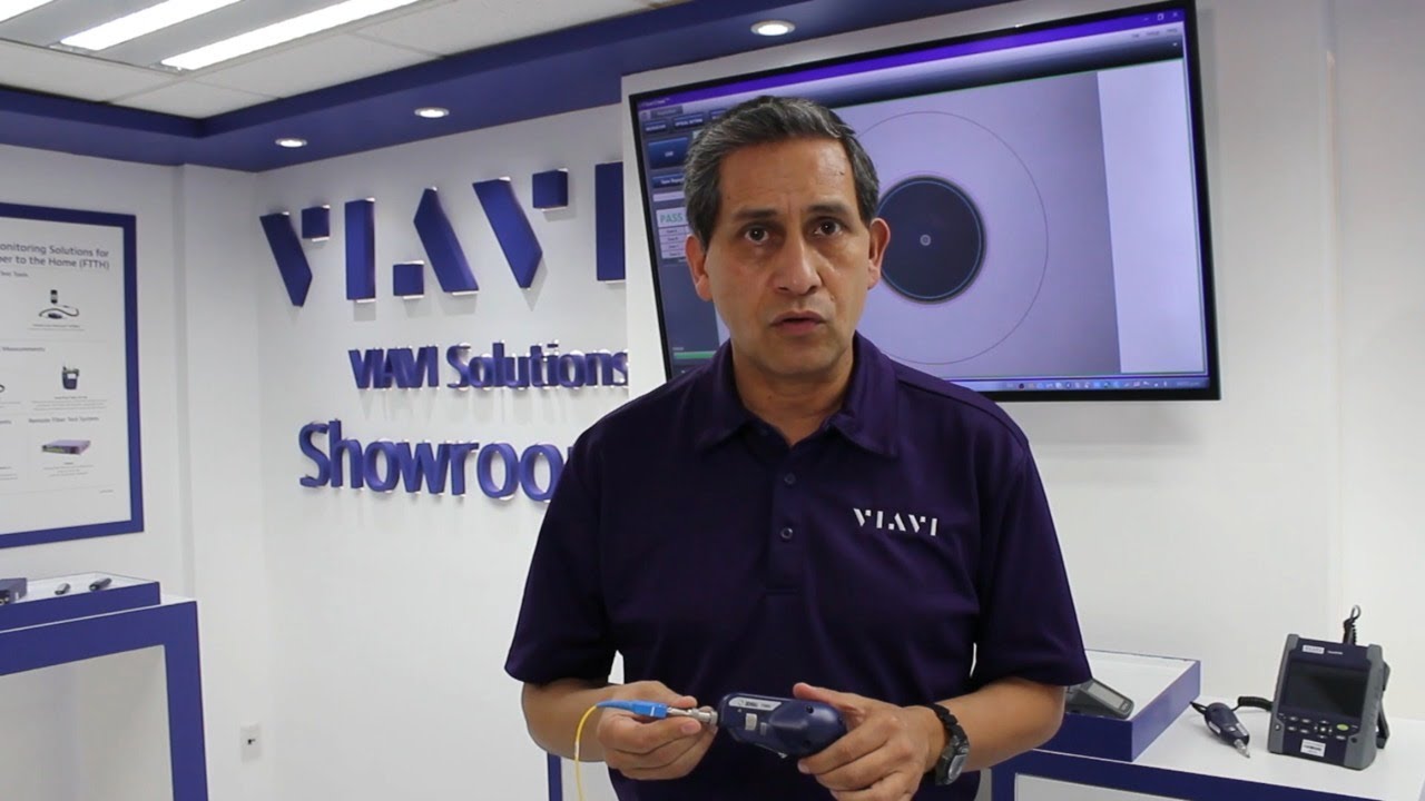 VIAVI P5000i: Fiber Microscope: Como Usar el Microscopio P5000i