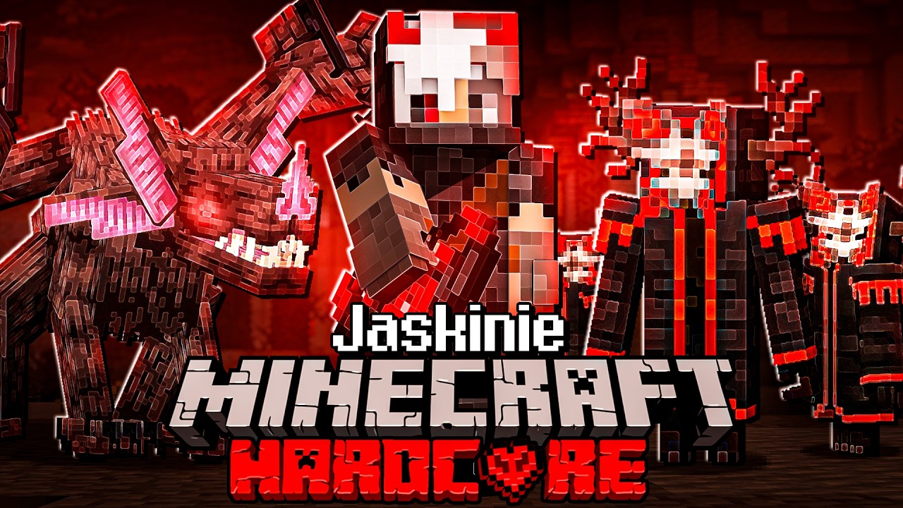 100 GODZIN Odkrywając Najniebezpieczniejsze Jaskinie w MINECRAFT