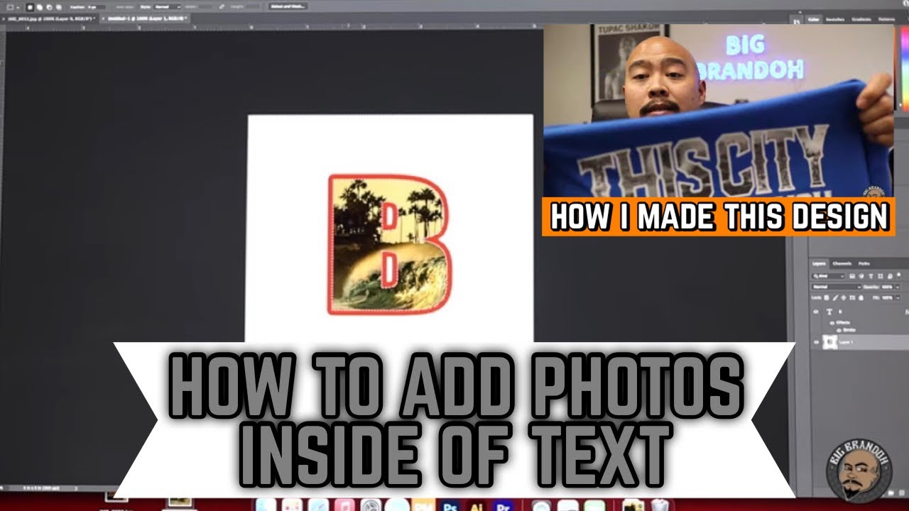 Simple Graphic Design Tip - Image In Text