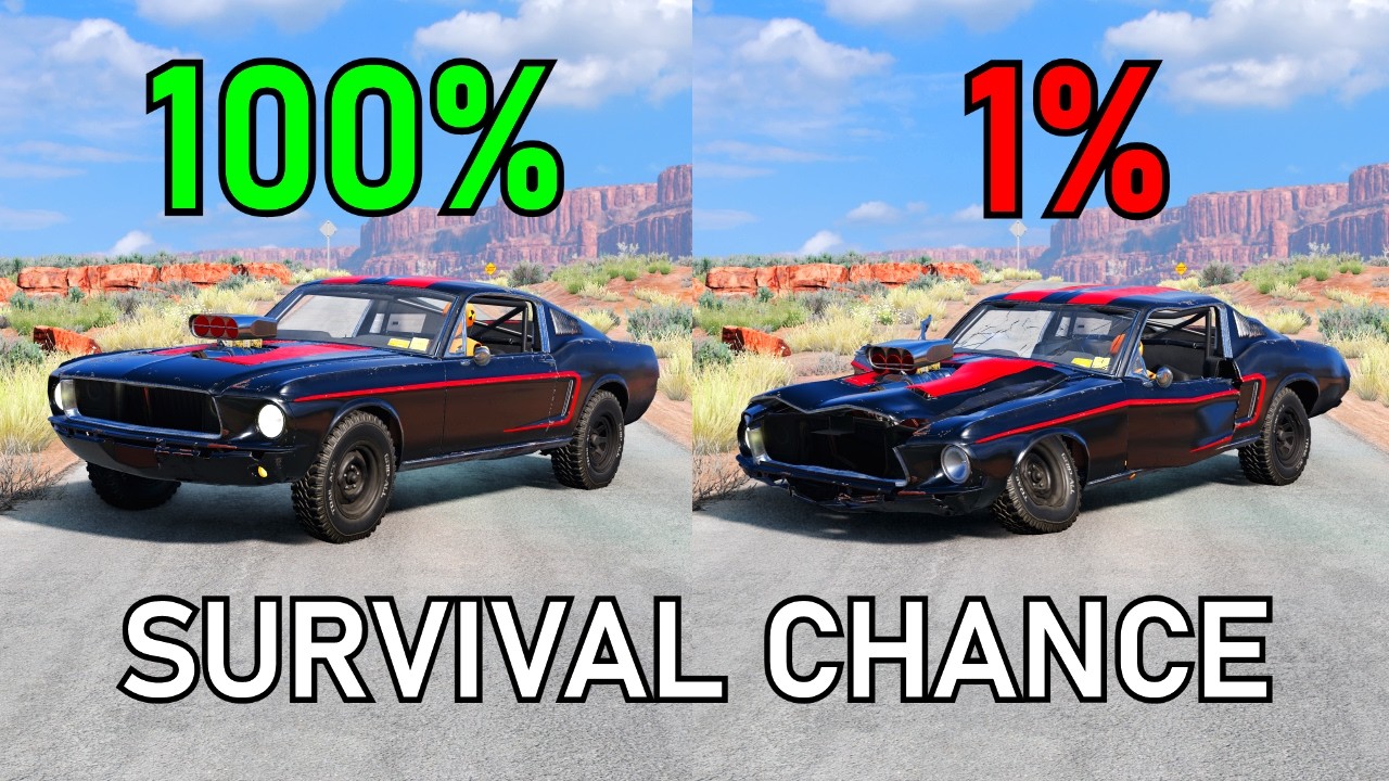 Realistic Survival Chance Crashes #13 | BeamNG.drive