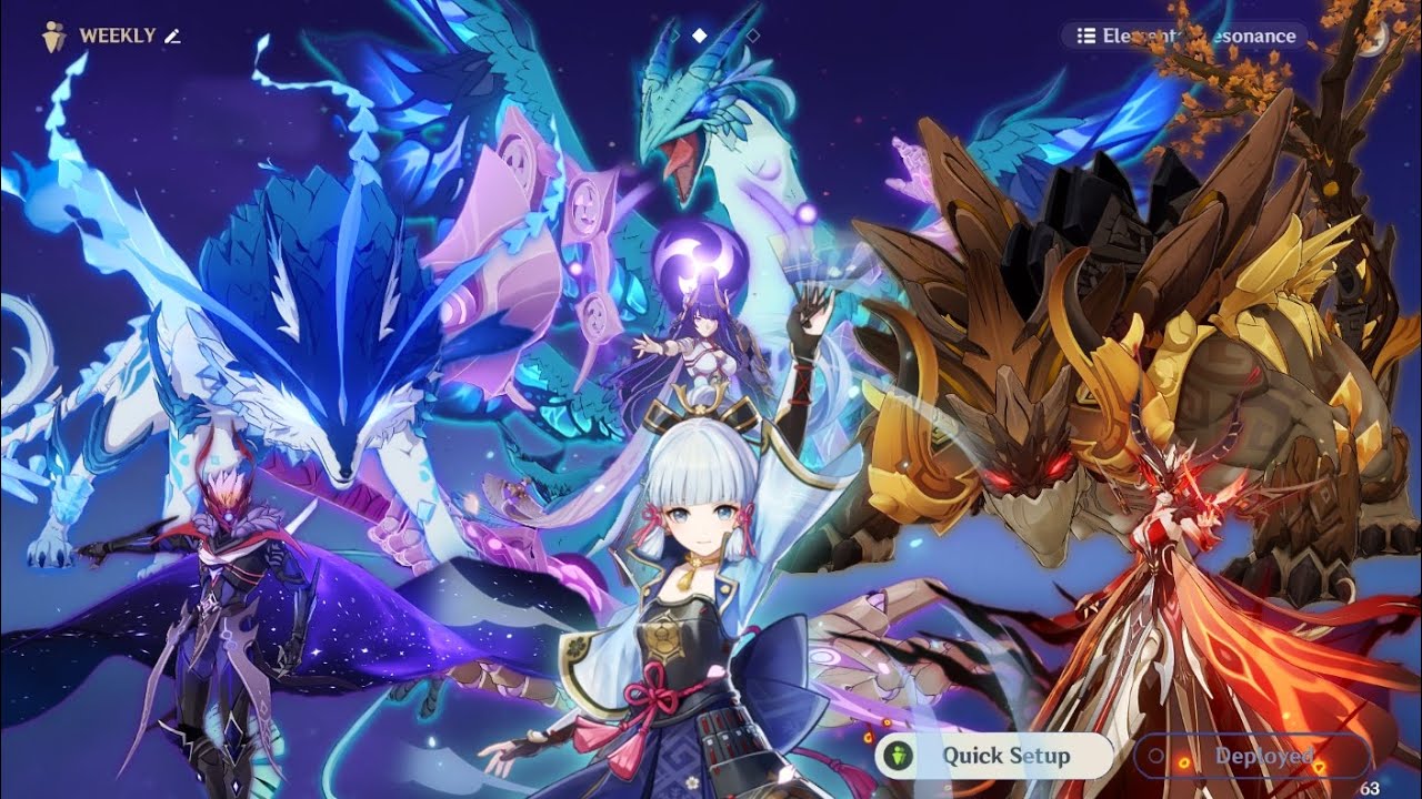 Lv90 Ayaka C6 vs ALL WEEKLY BOSS【Genshin Impact】