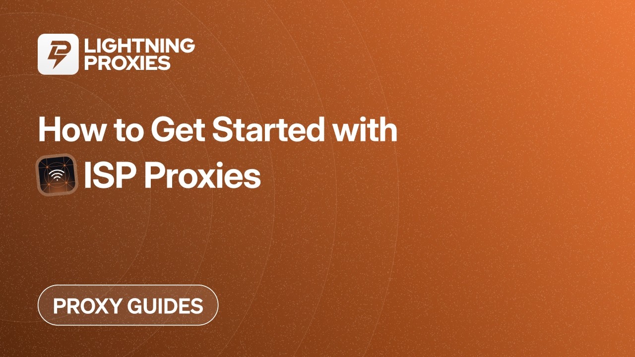 How to Get Started with ISP Proxies - Quick Guide