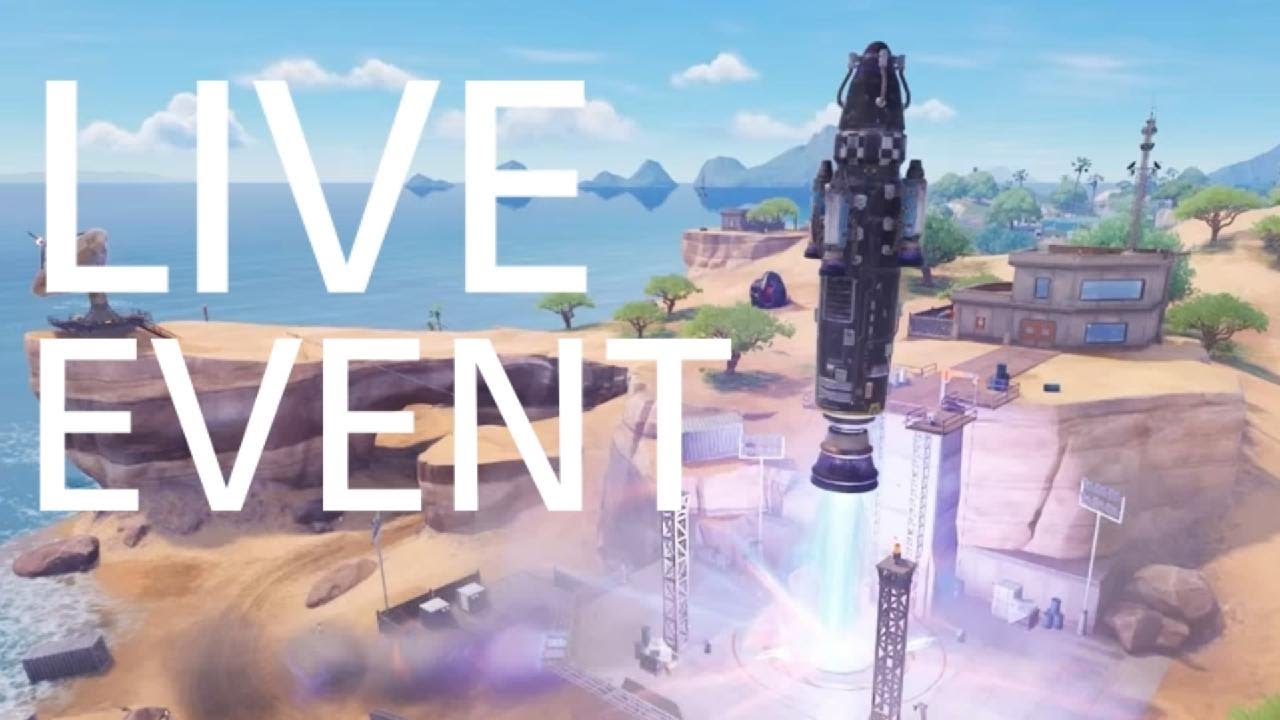 FORTNITE SEVEN ROCKET LANDING (FULL LIVE EVENT REACTION)