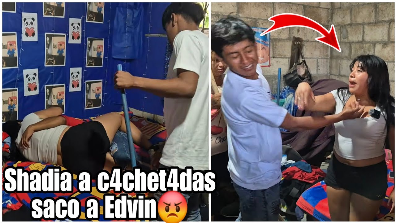 Edvin encontro a Shadia bien abrazado del Cuate en su c4ma|Se armo fuert3 bronc4😡