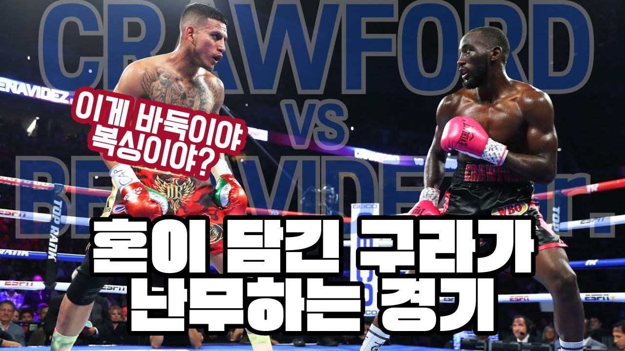 난타전 속 엄청난 수 싸움을 보여주는 크로포드 (테렌스 크로포드 VS 호세 베나비데즈 주니어)