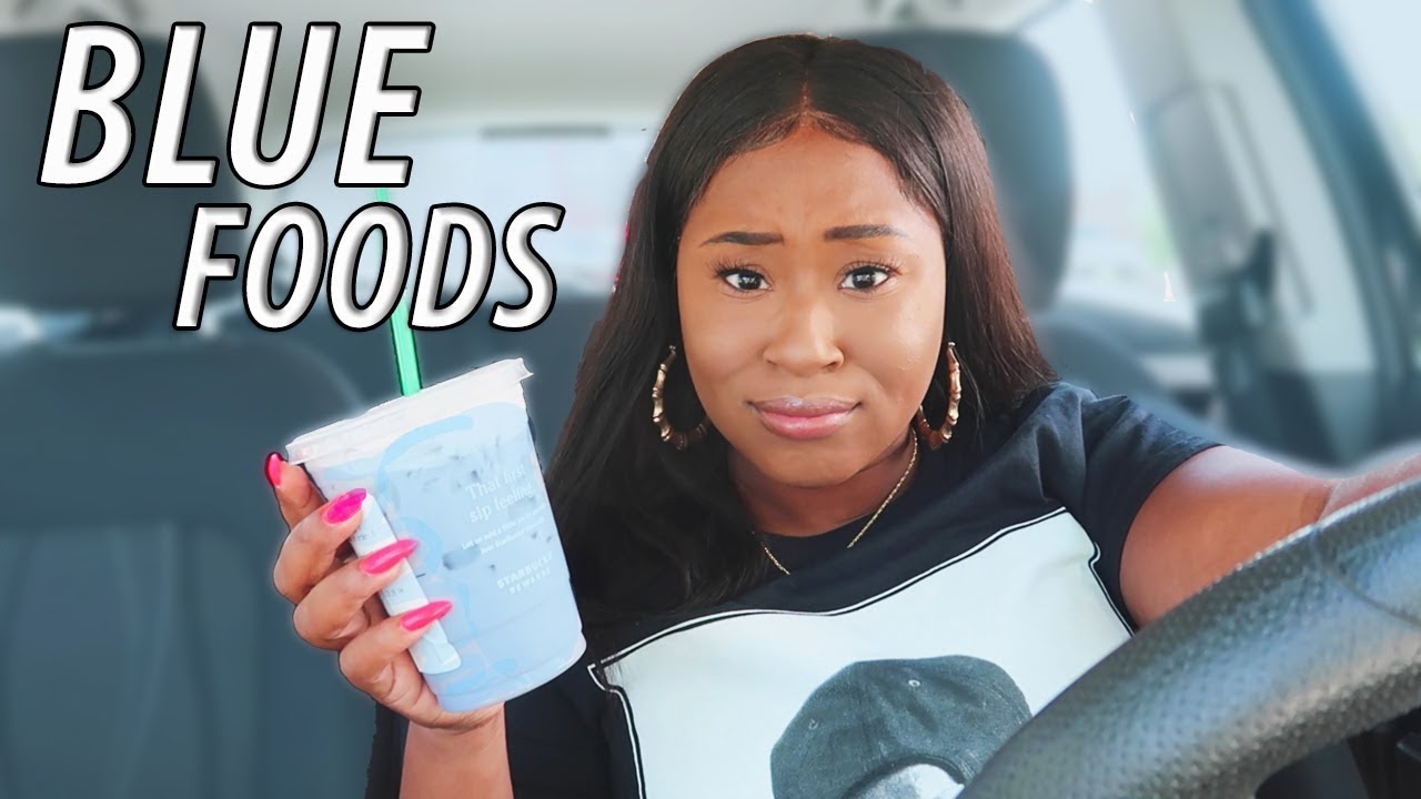 I ONLY ATE BLUE FOODS FOR 24 HOURS CHALLENGE!!!