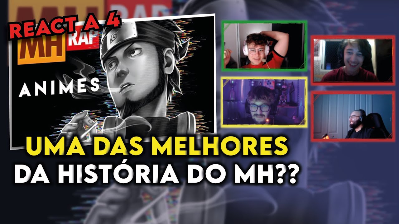 REACT DE 4 - VIBE ASUMA 🚬 (Animes) | Style Trap | Prod. MK e Sidney Scaccio | MHRAP
