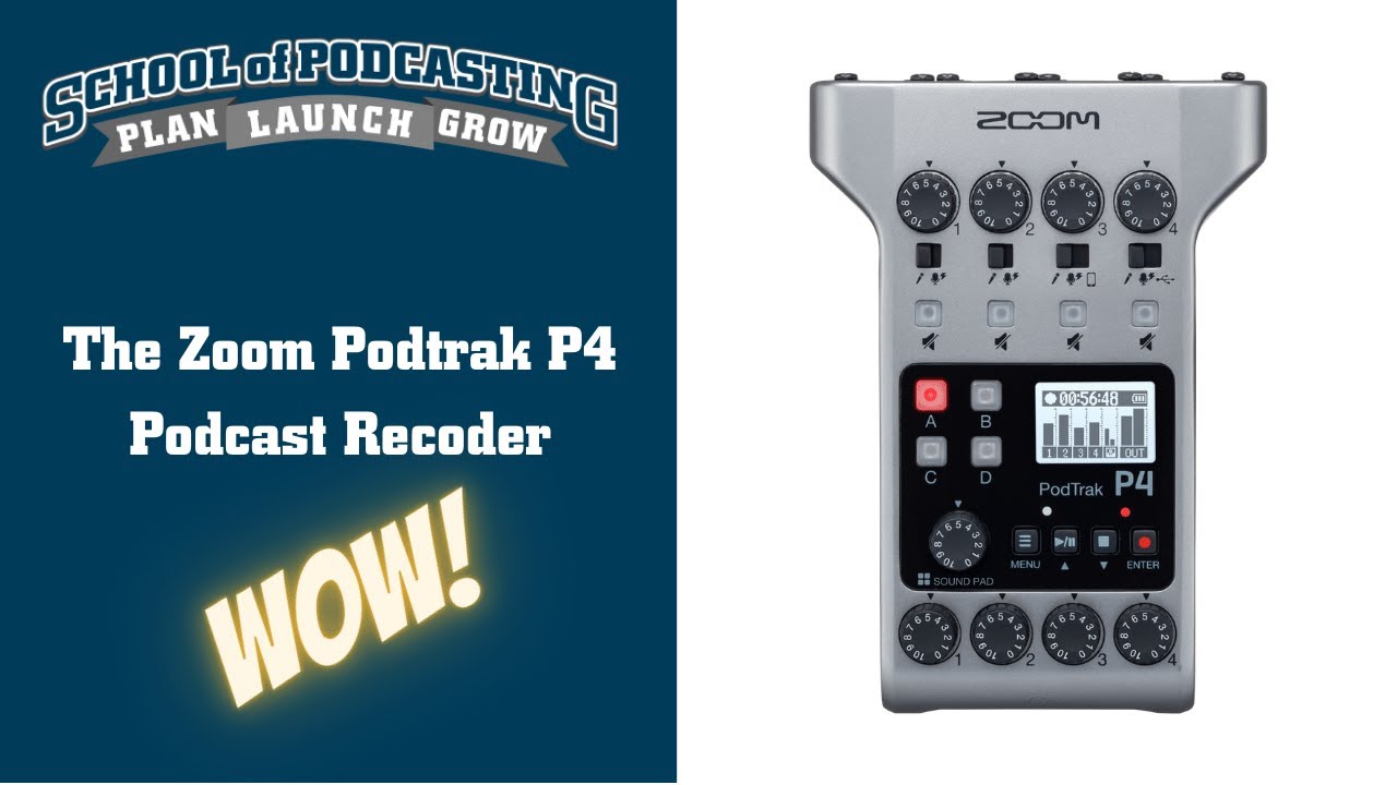 The Zoom Podtrack P4 Podcast Recorder Review