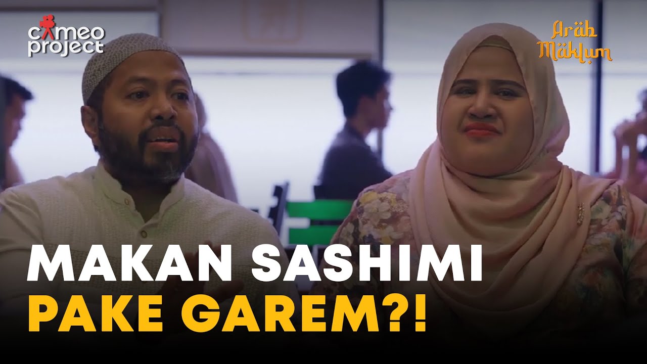 GINI KALO ORANG ARAB MAKAN DI RESTO JEPANG | ARAB MAKLUM SERIES | USAMA HARBATAH, DHAWIYA SUKAESIH