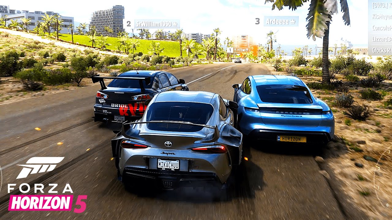 Forza Horizon 5 | Toyota Supra 2020 | Online Race Gameplay PC (No Commentary)