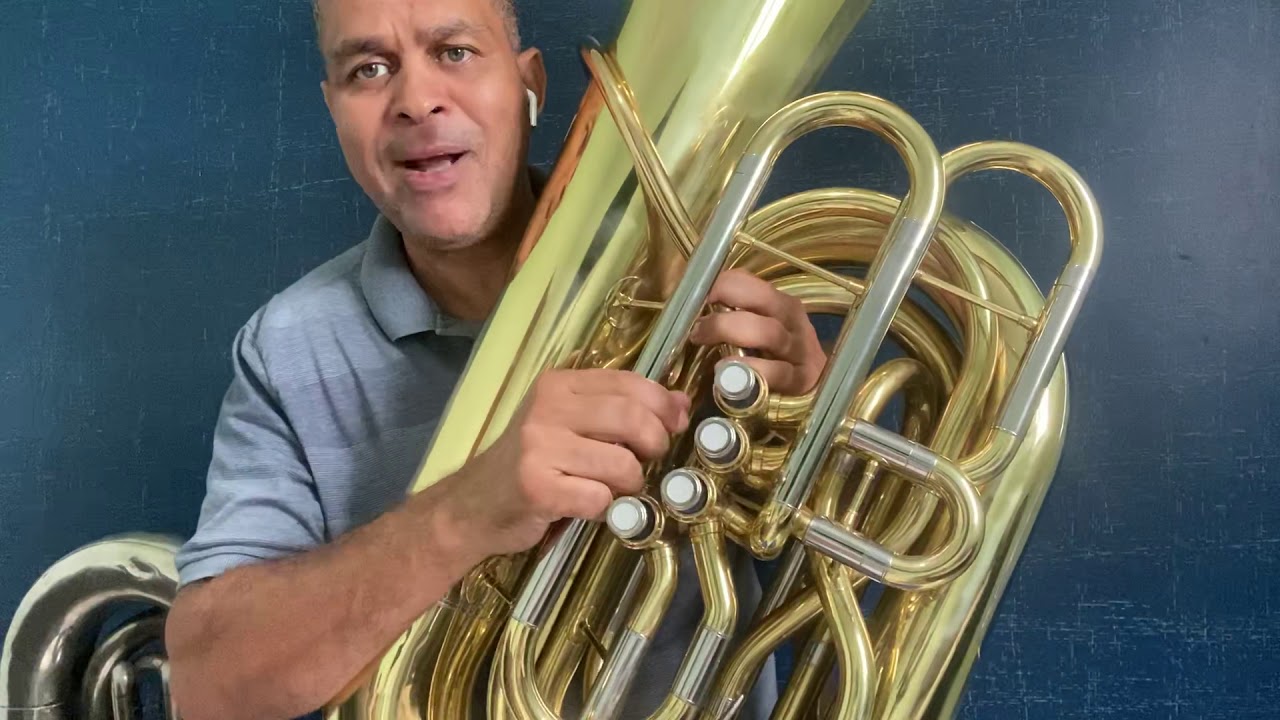 Casa das tubas escala da tuba em Sib e a escala em Do