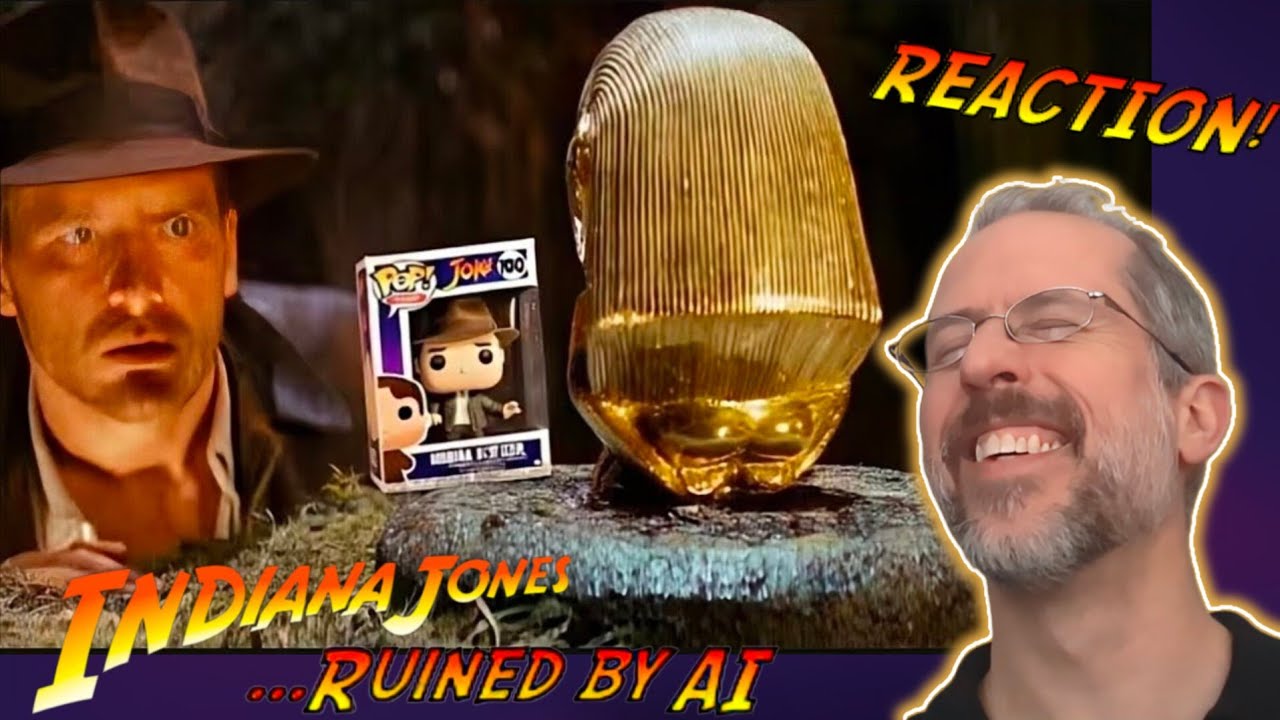 Indy's having some bad luck here | Indiana Jones but it's ruined by AI REACTION!