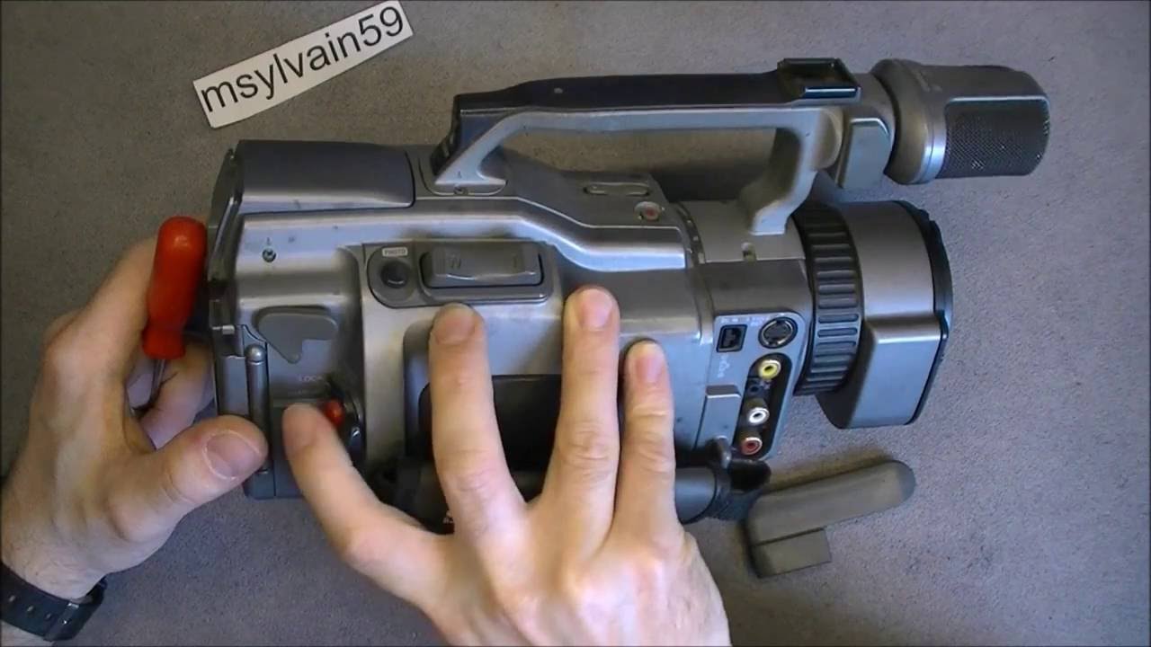 One way teardown: Sony DCR-VX1000E 3 CCD camcorder