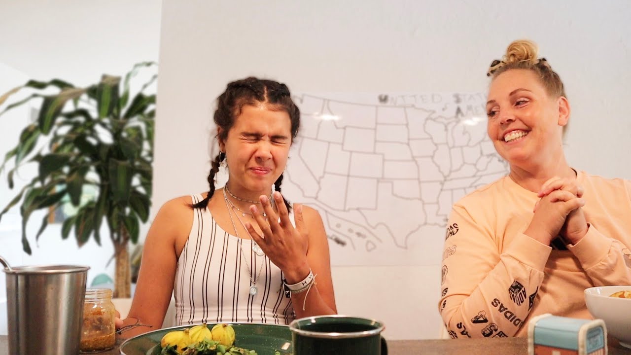 Swapping Diets with A VEGAN! I GOT HER TO EAT...