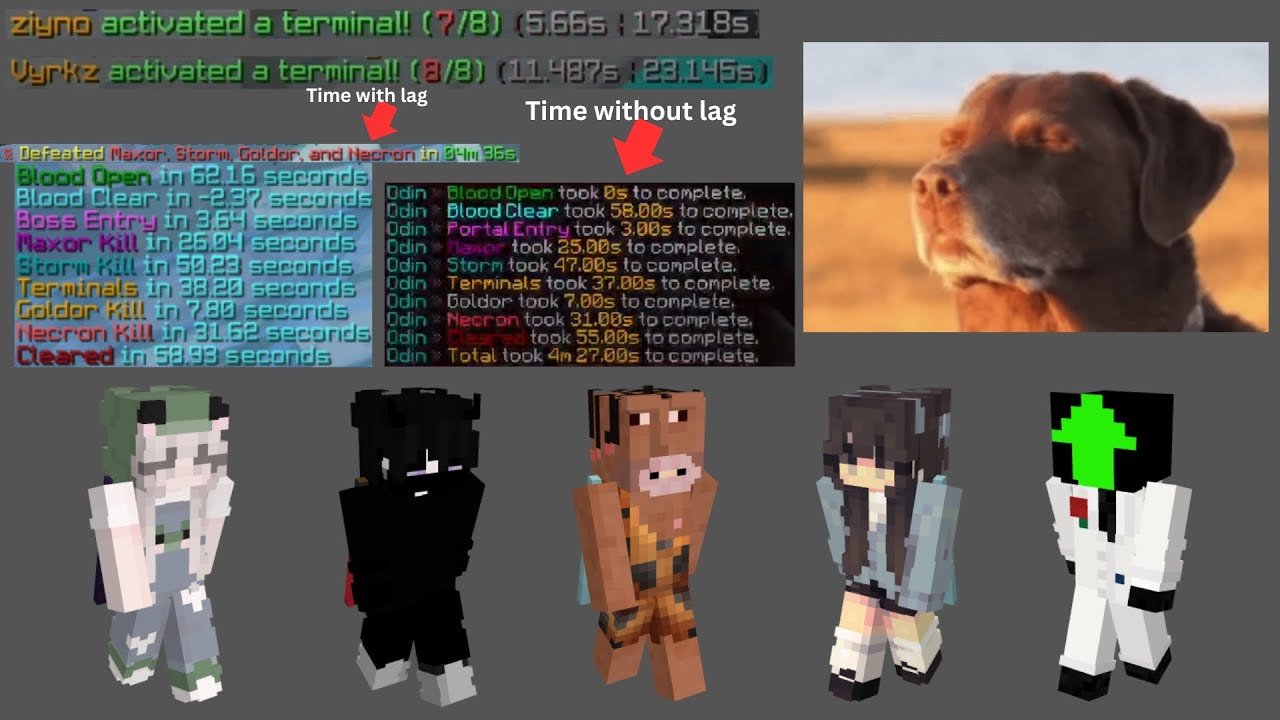 4:36 5/5 legit m7 run with 9s lost to server lag (427.9 tick time, 58.9 dragons, 50 storm and p13.5)
