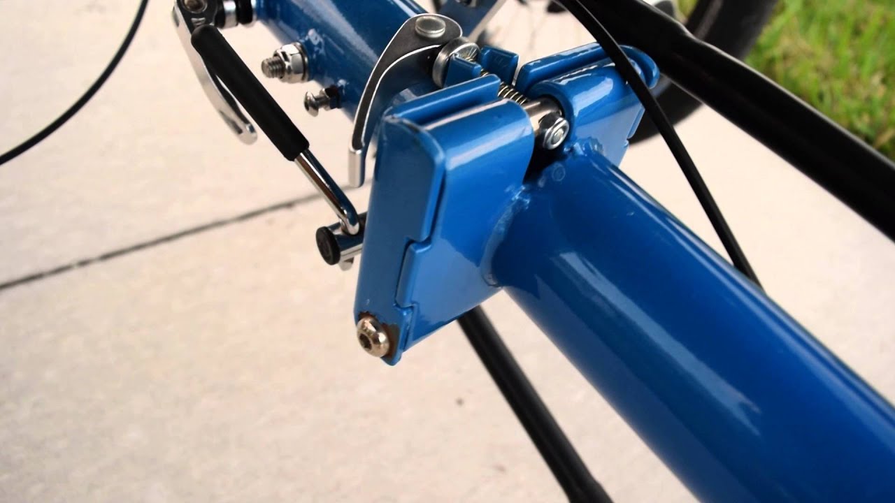 up close look at Trident Trikes Titan reverse folding point